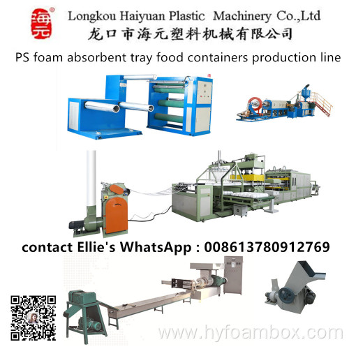 Take Away Foam Food Container Making Machine